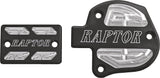 MODQUAD THROTTLE & BRAKE COVER SET BLACK LOGO RAPTOR TSET1-RBLK-07