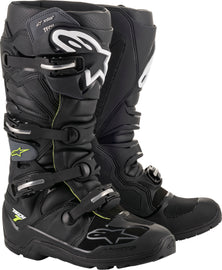 ALPINESTARS TECH 7 ENDURO DS BOOTS BLACK/GREY SZ 09 2012620-106-9