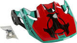 FLY RACING TOXIN ORIGINAL YOUTH VISOR RED/TEAL/BLACK 73-88020Y
