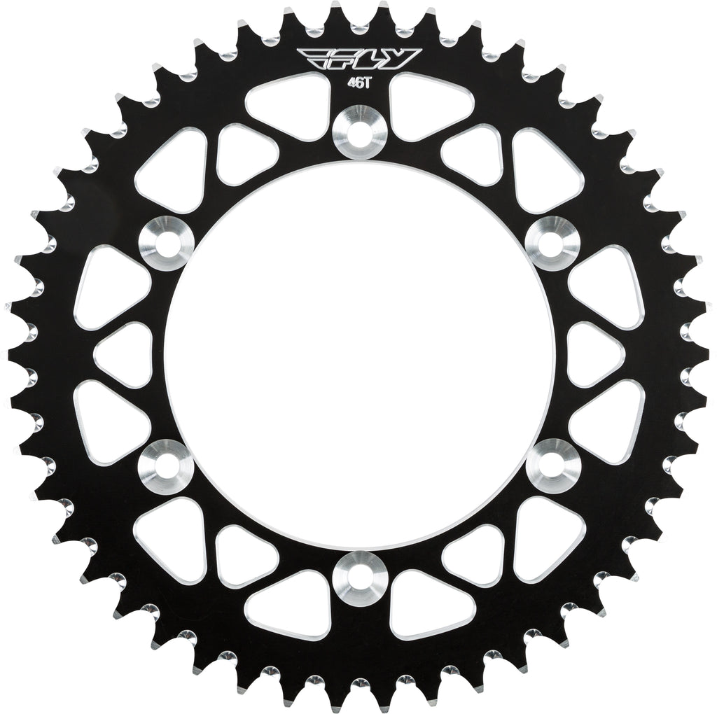 FLY RACING SPROCKET REAR 46T BLACK 208-46 BLK-atv motorcycle utv parts accessories gear helmets jackets gloves pantsAll Terrain Depot