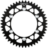 FLY RACING SPROCKET REAR 46T BLACK 208-46 BLK