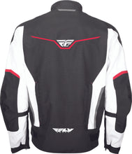 Load image into Gallery viewer, FLY RACING STRATA JACKET BLACK/WHITE/RED LG 477-2101-4