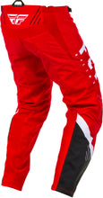 Load image into Gallery viewer, FLY RACING F-16 PANTS RED/BLACK/WHITE SZ 18 373-93318