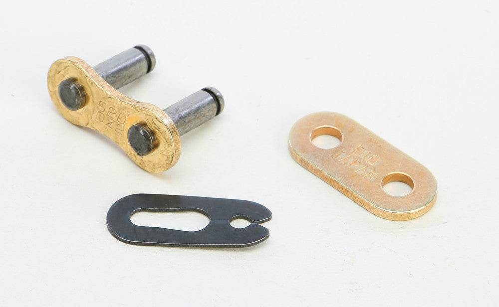 D.I.D HI-PERFORMANCE 520DZ2 CLIP MASTER LINK GOLD RJ520DZ2