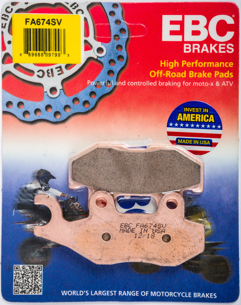 EBC BRAKE PADS FA674SV