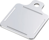 NOVELLO CENTER MOUNT INSPECTION PLATE BALL MILLED CHROME NIL-INS6