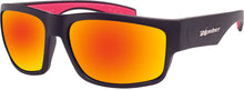 Load image into Gallery viewer, BOMBER TIGER BOMB EYEWEAR MATTE BLACK W/RED MIRROR LENS TR103-RM