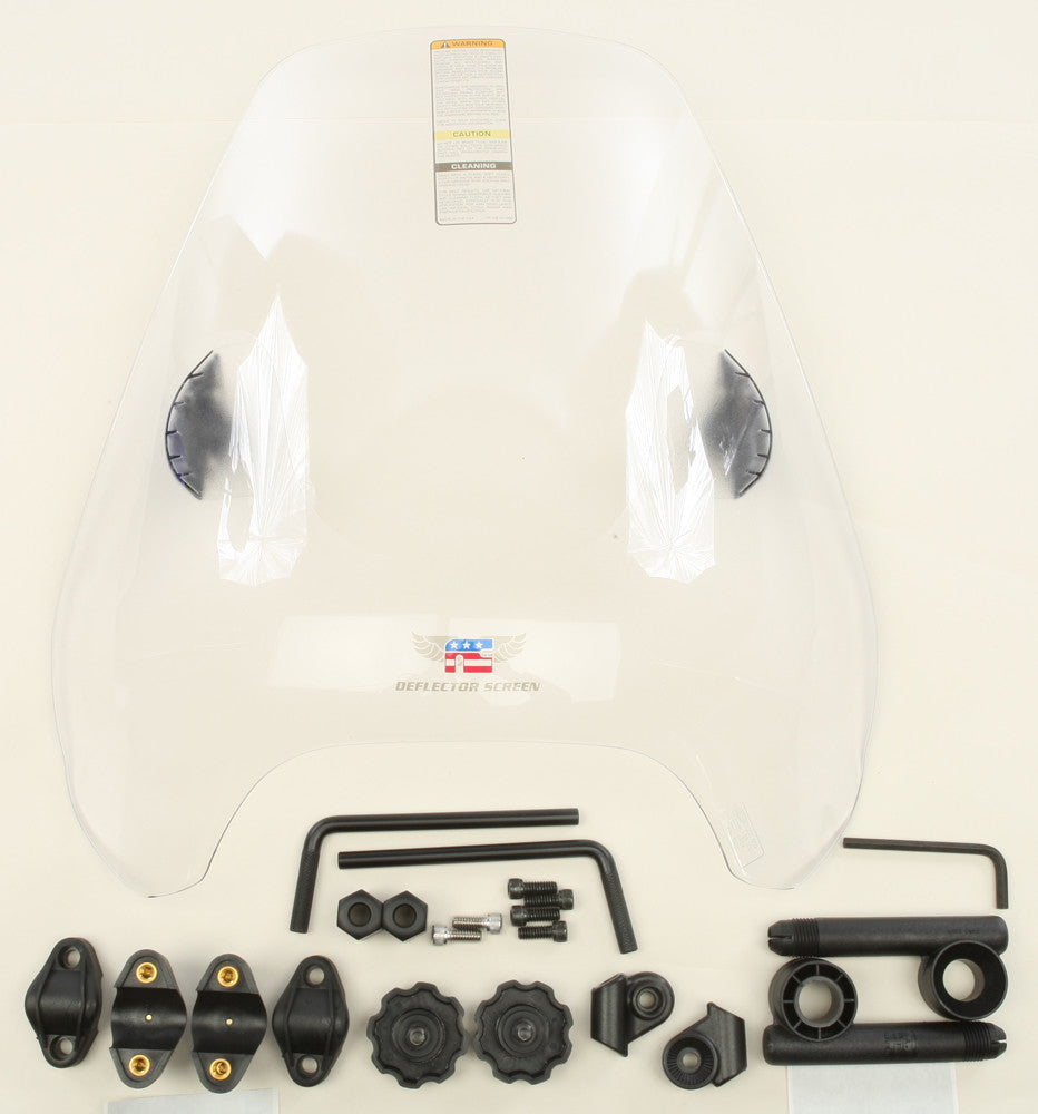 NATIONAL CYCLE DEFLECTOR SCREEN CLEAR 1" N25042