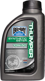 BEL-RAY THUMPER SYNTHETIC ESTER 4T ENGINE OIL 10W-50 1L 99550-B1LW