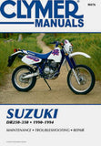 CLYMER REPAIR MANUAL SUZ DR250-350 CM476
