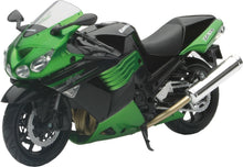 Load image into Gallery viewer, NEW-RAY REPLICA 1:12 SUPER SPORT BIKE 11 KAWASAKI ZX14 GREEN 57433B