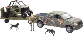 NEW-RAY REPLICA 1:18 TRUCK/TRAILER/UTV TRUCK CAMO/UTV CAMO SS-76456