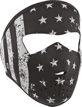 Load image into Gallery viewer, ZAN NEOPRENE SMALL MASK BLACK WHITE FLAG WNFMS091