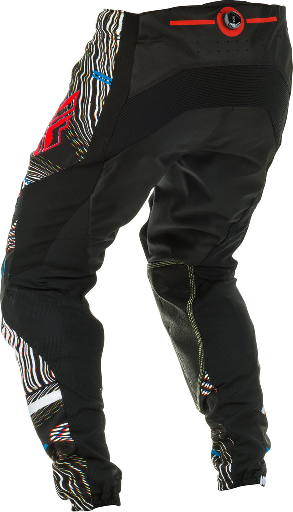 FLY RACING LITE GLITCH PANTS BLACK/RED/BLUE SZ 34 373-73434