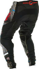 Load image into Gallery viewer, FLY RACING LITE GLITCH PANTS BLACK/RED/BLUE SZ 34 373-73434