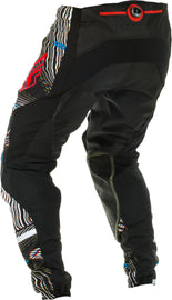 FLY RACING LITE GLITCH PANTS BLACK/RED/BLUE SZ 34 373-73434