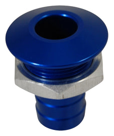 BLOWSION BILLET THRU-HULL WATER FITTING BILGE PUMP OUTLET BLUE 04-03-022-atv motorcycle utv parts accessories gear helmets jackets gloves pantsAll Terrain Depot
