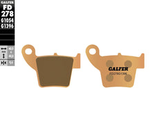 Load image into Gallery viewer, GALFER BRAKE PADS SINTERED FD278G1396 FD278G1396