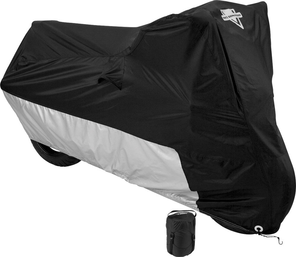 NELSON-RIGG DELUXE ALL SEASON COVER BLACK L MC-904-03-LG-atv motorcycle utv parts accessories gear helmets jackets gloves pantsAll Terrain Depot