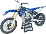 NEW-RAY REPLICA 1:12 RACE BIKE 17 YAMAHA YZ450F BLUE 57983