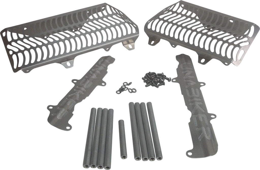 UNABIKER RADIATOR GUARD KAWASAKI BLACK KKLX18250S