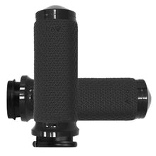 Load image into Gallery viewer, AVON FLY BY WIRE THROTTLE MEMORY FOAM GRIP BLACK MF-63B-ANO-FLY
