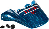FLY RACING KINETIC K120 HELMET VISOR BLUE/WHITE/RED 73-88171