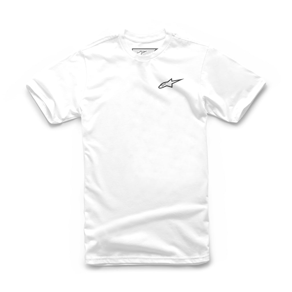 ALPINESTARS NEU AGELESS TEE WHITE/BLACK LG 1018-72012-2010-LG