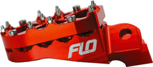 Load image into Gallery viewer, FLO MOTORSPORTS PRO SERIES FOOT PEG RISERS ORANGE 13MM FPEG-790ORG