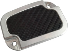 Load image into Gallery viewer, BRASS BALLS MASTER CYL COVER CARBON NATURAL FLH FLT 13-17 BB08-229