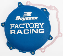BOYESEN FACTORY RACING CLUTCH COVER BLUE CC-33L