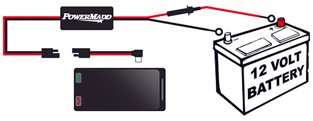 POWERMADD POWER OUTLET MICRO USB 12V 66000-atv motorcycle utv parts accessories gear helmets jackets gloves pantsAll Terrain Depot