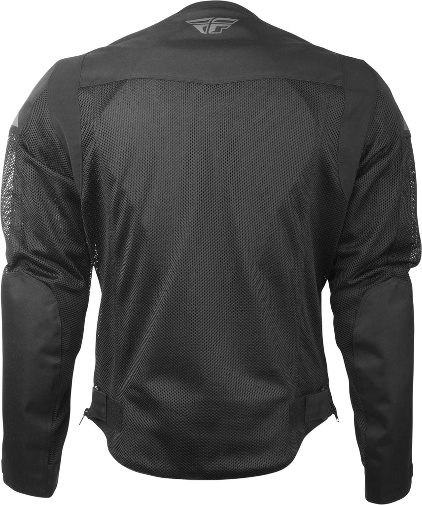 FLY RACING FLUX AIR MESH JACKET BLACK LG #6179 477-4070~4