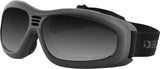 BOBSTER TOURING II SUNGLASSES BLACK W/SMOKE LENS BT2001