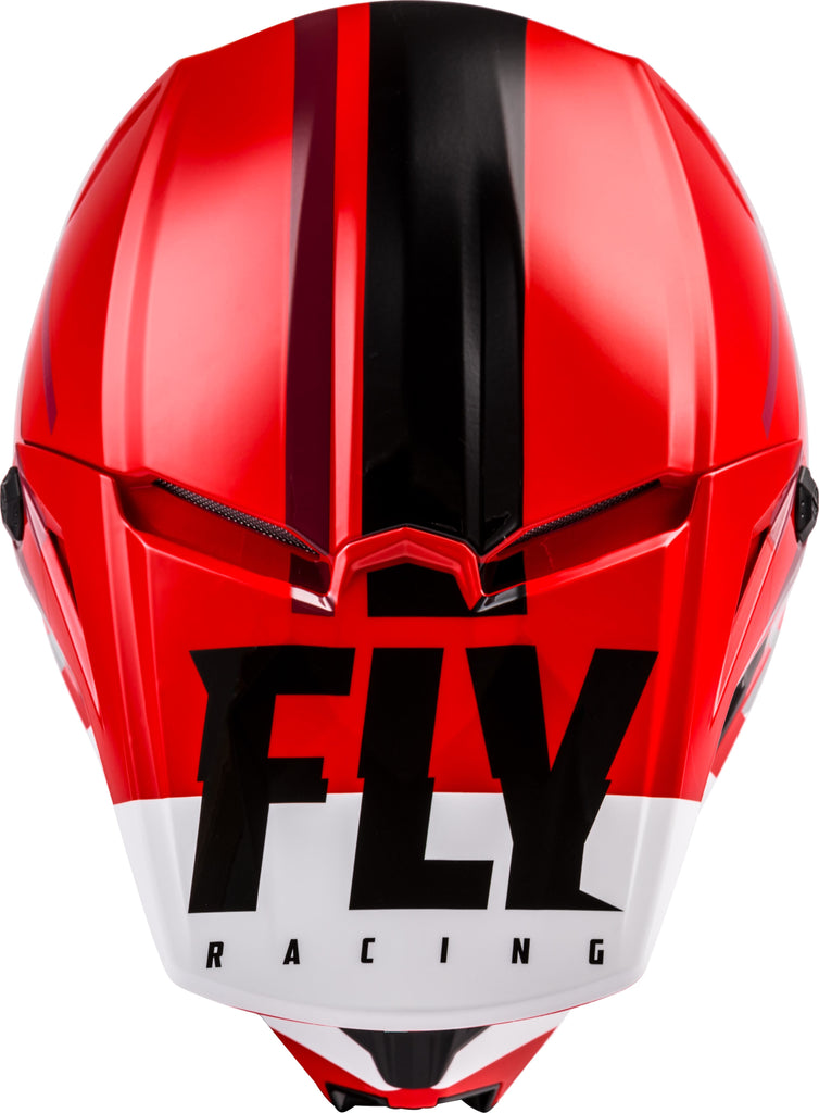 FLY RACING KINETIC THRIVE HELMET RED/WHITE/BLACK LG 73-3506L