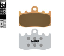 Load image into Gallery viewer, GALFER BRAKE PADS SINTERED CERAMIC FD271G1375 FD271G1375
