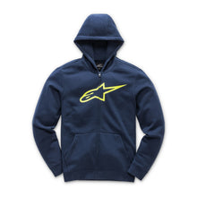 Load image into Gallery viewer, ALPINESTARS YOUTH AGELESS FLEECE NAVY/HI VIS YELLOW SM 3038-53010-7055-S
