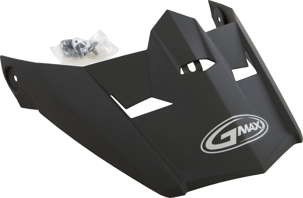 GMAX VISOR W/SCREWS UNCLE MX-46 MATTE BLACK XS-SM G046865