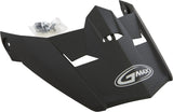 GMAX VISOR W/SCREWS UNCLE MX-46 MATTE BLACK XS-SM G046865