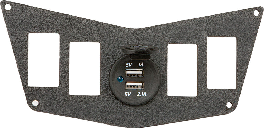 FLIP DASH 4 SWITCH PLATE W/USB RZ912