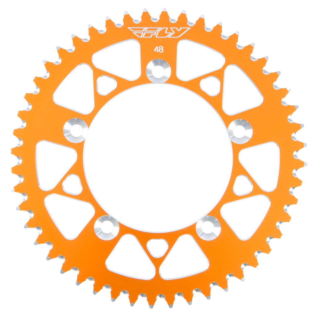 FLY RACING SPROCKET REAR 48T ORANGE 313-48 ORG-atv motorcycle utv parts accessories gear helmets jackets gloves pantsAll Terrain Depot