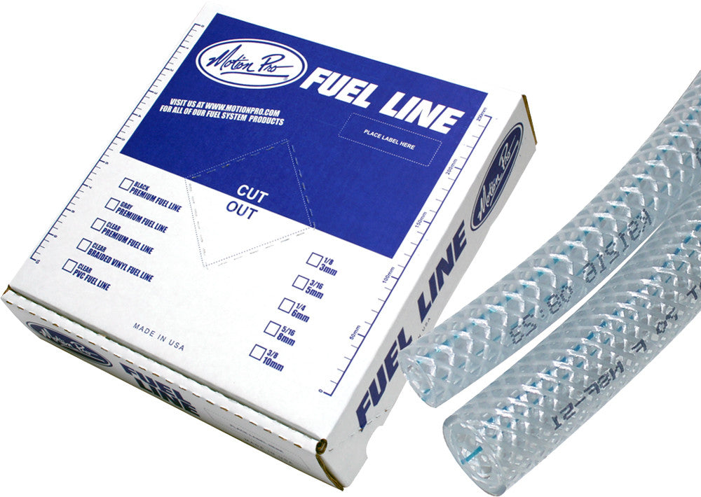 MOTION PRO BRAIDED VINYL FUEL LINE 5/16" 12-0011