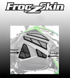 FROGZ SKIN LOWER EXHAUST SIDE PANEL VENTS 2/PC FRONT/REAR EXHAUST F0339