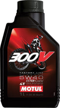 Load image into Gallery viewer, MOTUL 300V OFFROAD 4T COMPETITION SYNTHETIC OIL 5W40 LITER 104134