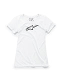 ALPINESTARS WOMEN'S AGELESS TEE WHITE XL 1W38-73002-20-XL