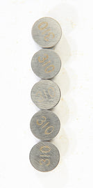 K&L VALVE SHIMS 3.10MMX9.5MM 5/PK 13-6792