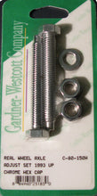 Load image into Gallery viewer, GARDNERWESTCOTT REAR WHEEL ADJUSTMENT BOLTS 93-07 SOFTAIL MODELS REAR C-80-150H