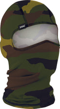 Load image into Gallery viewer, ZAN BALACLAVA POLYESTER WOODLAND CAMO WBP118