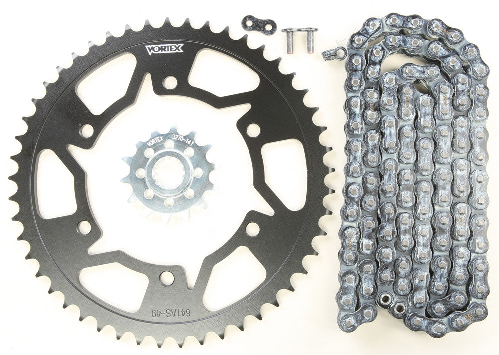 VORTEX SPROCKET/CHAIN KIT BLACK CK6266-atv motorcycle utv parts accessories gear helmets jackets gloves pantsAll Terrain Depot