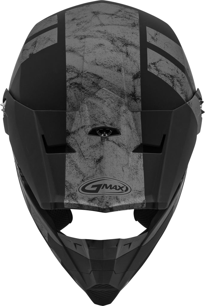 GMAX YOUTH MX-46Y OFF-ROAD DOMINANT HELMET MATTE BLACK/GREY YL G3464502